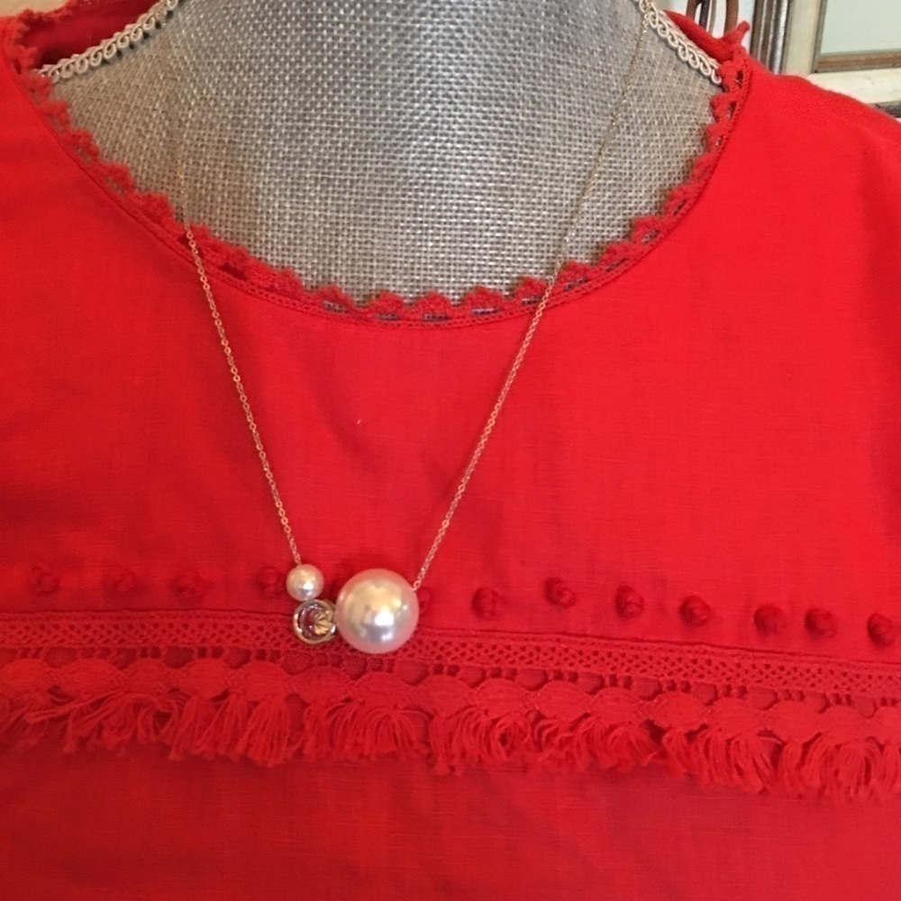 - J crew linen top - Picture 3 of 4